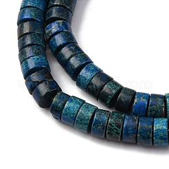 Gefärbte natürliche imperiale Jaspisperlenstränge&nbsp;G-L624-I08-3x6mm