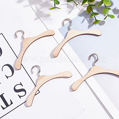 12 cintre en bois pour vêtements de poupée&nbsp;AJEW-GO0001-22B