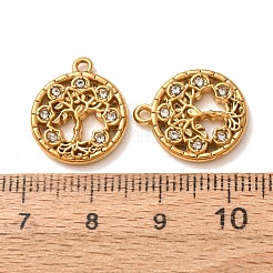 Colgantes de rhinestone de acero inoxidable 304&nbsp;RB-CBA5CCB-04G