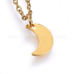 Colliers pendentifs en acier inoxydable 304&nbsp;NJEW-H488-16G