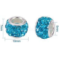 Fimo Perlen Strass europäischen&nbsp;CPDL-NB0001-07