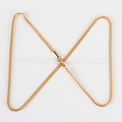 Fabricación de collares de cadena de malla de acero inoxidable 304&nbsp;STAS-P045-15G