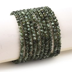 Perles naturelles SERAPHINITE brins&nbsp;G-K376-A02-3mm