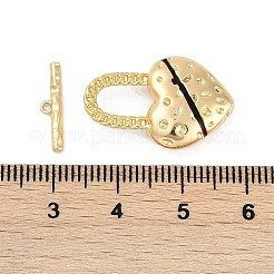 Chiusure a levetta in ottone smaltato&nbsp;KK-K391-13G