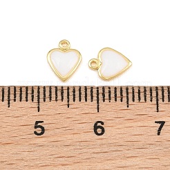 Pendentifs d'émail en laiton &nbsp;KK-CBABBCE-02G-01
