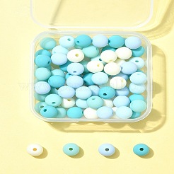 70 Stück gummierte Acrylperlen&nbsp;MACR-FS0001-71A