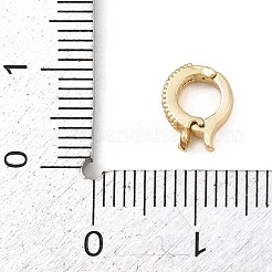 Micro latón allanan fianzas colgante zirconia cúbico&nbsp;KK-G544-32G