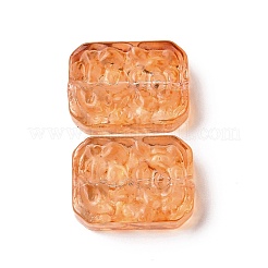 Perle di vetro verniciate a spruzzo trasparente&nbsp;X-GLAA-I050-08E