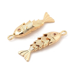 Pendentifs en laiton zircon cubique transparent&nbsp;X-KK-C080-02B-G