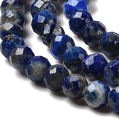 Natürlicher Lapislazuli Perlenstränge&nbsp;G-Z035-A01-02B