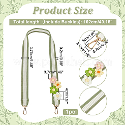 Breite Taschengurte aus Polycotton&nbsp;DIY-WH0304-697B