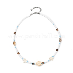Boho-Halsketten mit Meeresschildkröten-&nbsp;NJEW-JN06015