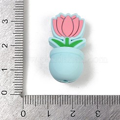 Perle focali in silicone alimentare per fiori&nbsp;SIL-A011-03B-02