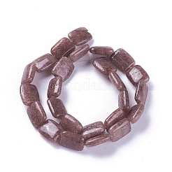 Chapelets de perles aux fraises en quartz naturel&nbsp;G-L492-04B