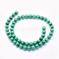 Natur Malachit Perlen Stränge&nbsp;G-O166-07A-12mm