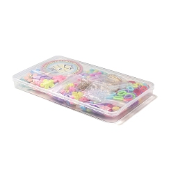 Kits de fabrication de boucles d'oreilles en perles de couleur bonbon bricolage&nbsp;DIY-SZ0008-77
