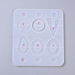 Stampi in silicone per orecchini pendenti&nbsp;X-DIY-L023-33