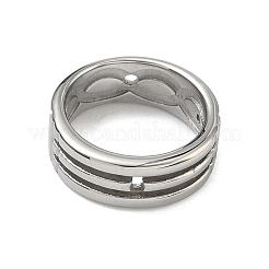 Anelli larghi in acciaio inossidabile 304&nbsp;RJEW-H230-12A-P