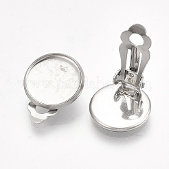 Clip per orecchini in acciaio inossidabile 201 anti-ossidazione&nbsp;X-STAS-S079-81D