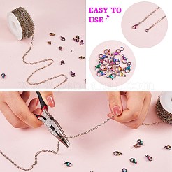 Kit de fabricación de conjunto de joyería de cadena de diy&nbsp;STAS-SZ0002-23
