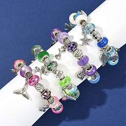 DIY-Armbandbausätze aus Messing im europäischen Stil&nbsp;DIY-FS0010-09
