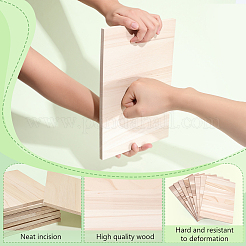 Tavole da rottura in legno rettangolari&nbsp;WOOD-WH0131-02A-1