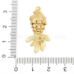 Pendentifs avec zircon cubiques à micro-pavés en laiton&nbsp;KK-R217-01G-03