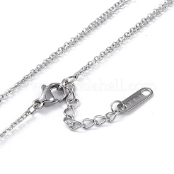 304 Edelstahl-Kabelketten&nbsp;NJEW-G081-08P