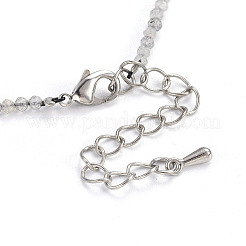 Collane naturali di labradorite in rilievo&nbsp;NJEW-F245-A11