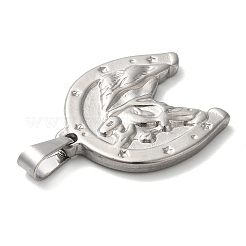 Anlaufgeschützte Anhänger aus 304er Edelstahl&nbsp;STAS-D069-05P