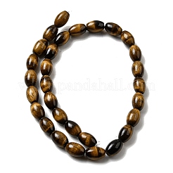Natürlichen Tigerauge Perlen Stränge&nbsp;G-A275-A01-8x12mm-AB