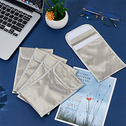6 Stück Stoff-Sicherheits-Faraday-Taschen für Schlüsselanhängerschutz&nbsp;ABAG-OC0001-21