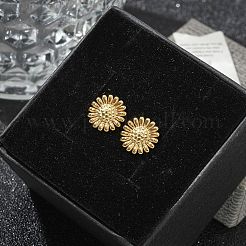 Pendientes de acero inoxidable 304 para mujer&nbsp;STAS-Z117-14G-02