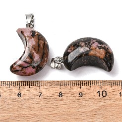 Colgantes naturales rhodonite&nbsp;G-F820-02L-06