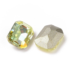 Cabochon in strass di vetro in stile ab chiaro&nbsp;RGLA-J018-A-LA