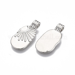 Messing Anhänger & Charms&nbsp;X-KK-R133-006-03P-NF