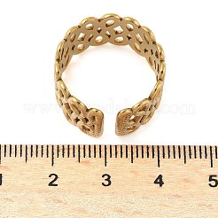 Offene Manschettenringe aus 304 Edelstahl für Damen&nbsp;RJEW-U060-01C-G