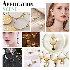 30 Stück 3 Stil Messing Weinglas Charms Ringe&nbsp;KK-PH0002-72