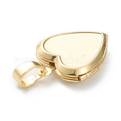 Pendentifs de médaillon en laiton&nbsp;KK-P199-12G