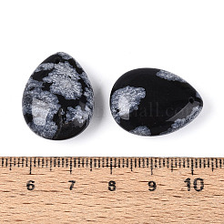 Natur Schneeflocken-Obsidian Anhänger&nbsp;G-T143-18A-01