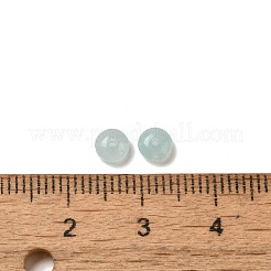 Perline di amazzonite a forma di fiore sintetico&nbsp;LS-G-U008-01B-1