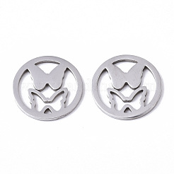 Anlaufgeschützte Charms aus Edelstahl 201&nbsp;STAS-N091-103
