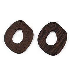 Anhänger aus natürlichem Wengeholz&nbsp;WOOD-T023-59
