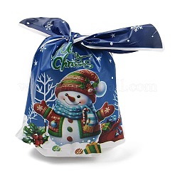Sacs en plastique de bonbons en forme de lapin sur le thème de Noël&nbsp;ABAG-Q053-04B