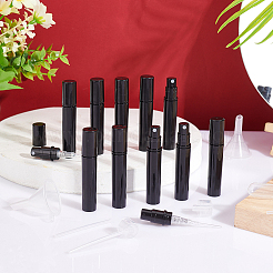 80 juego de botellas pulverizadoras de plástico de 3 ml con 2 mini embudos de plástico transparente.&nbsp;MRMJ-BC0003-28B