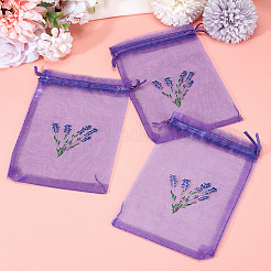 20 sachet en maille polyester avec cordon de serrage pour emballage&nbsp;ABAG-TA0002-20C