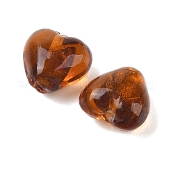 Manuell Silber Folie-Glas Perlen&nbsp;X-FOIL-R050-12x8mm-13
