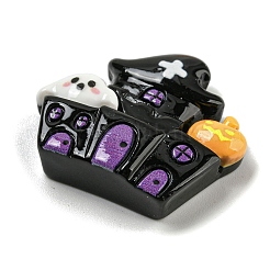 Cabochon decoden in resina opaca a tema Halloween&nbsp;RESI-E057-02J