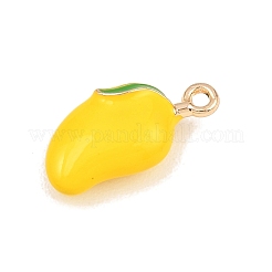Pendenti smaltati in lega di frutta&nbsp;ENAM-P264-02I-G