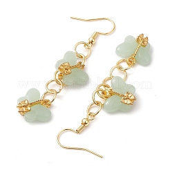Pendientes colgantes de vidrio de mariposa&nbsp;EJEW-JE05769